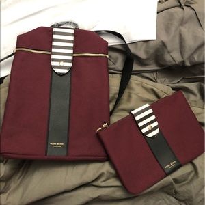 Henri Bendel Backpack/Clutch Duo